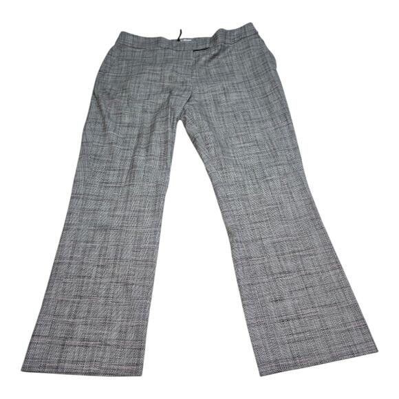 Tahari Grey and Pink Plaid Women's Career Academia Pants Size 14P‎ Petite New+ - Picture 7 of 12